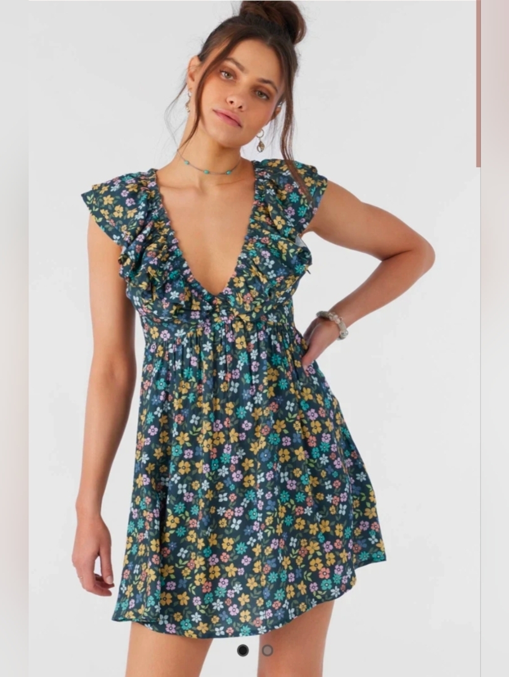 O'Neill Juniors' Zaina Mini Dress Size M